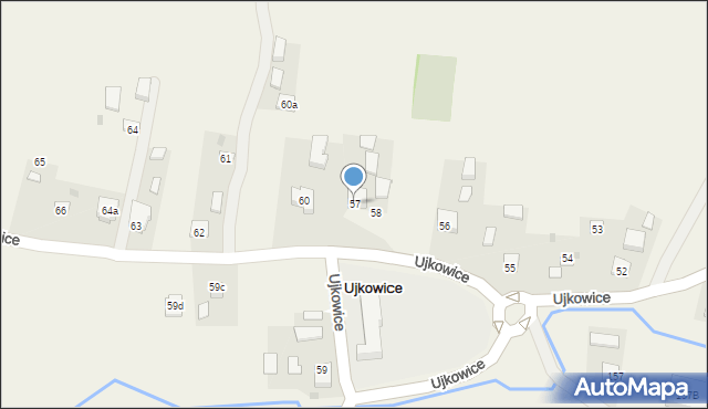 Ujkowice, Ujkowice, 57, mapa Ujkowice