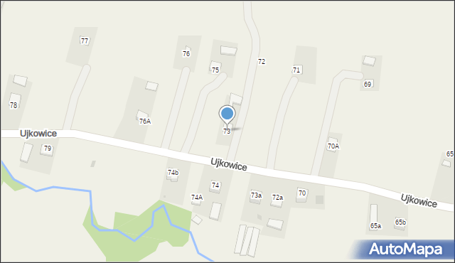 Ujkowice, Ujkowice, 73, mapa Ujkowice