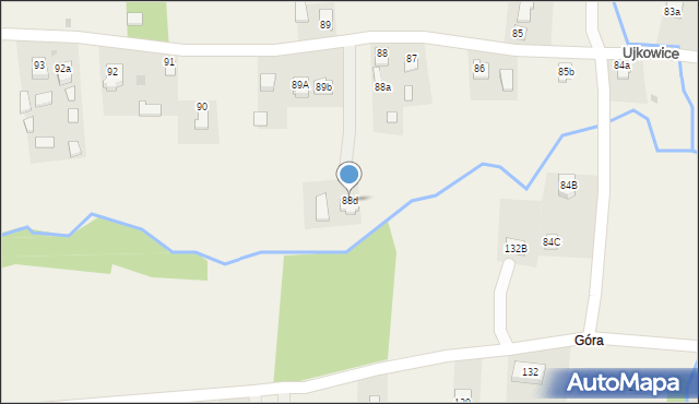 Ujkowice, Ujkowice, 88d, mapa Ujkowice