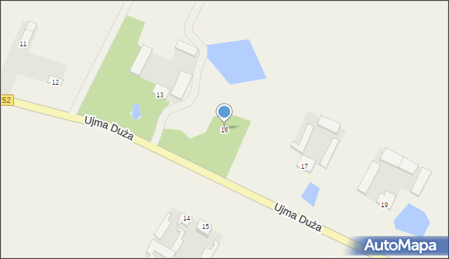 Ujma Duża, Ujma Duża, 16, mapa Ujma Duża
