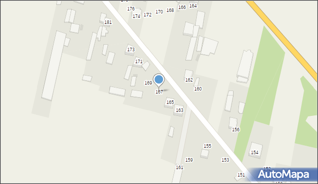 Ujrzanów, Ujrzanów, 167, mapa Ujrzanów