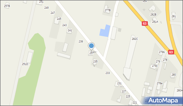 Ujrzanów, Ujrzanów, 237, mapa Ujrzanów