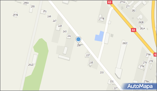 Ujrzanów, Ujrzanów, 239, mapa Ujrzanów