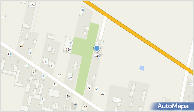 Ujrzanów, Ujrzanów, 24A, mapa Ujrzanów
