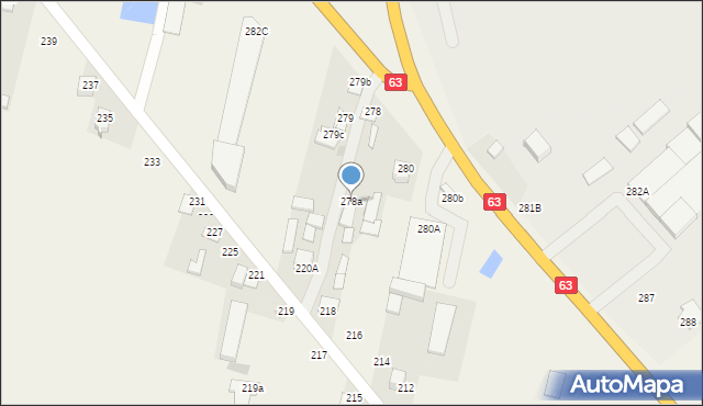 Ujrzanów, Ujrzanów, 278a, mapa Ujrzanów