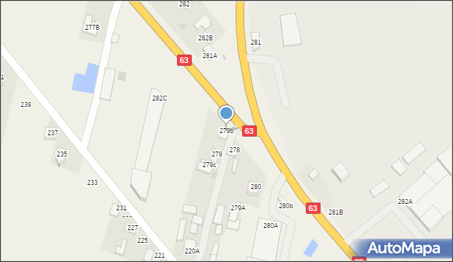 Ujrzanów, Ujrzanów, 279b, mapa Ujrzanów