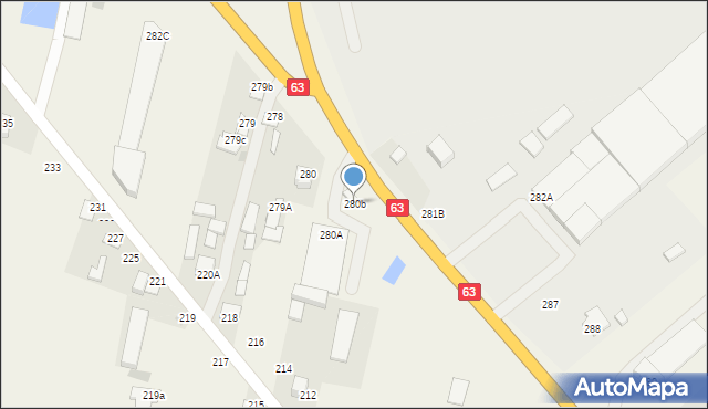 Ujrzanów, Ujrzanów, 280b, mapa Ujrzanów