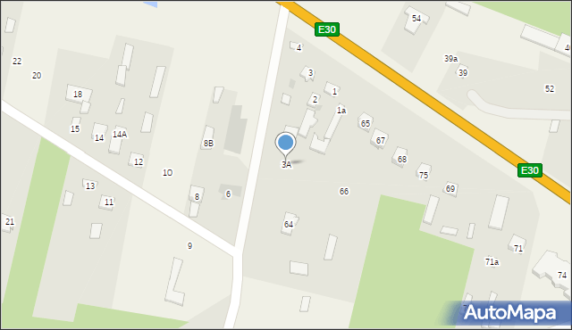 Ujrzanów, Ujrzanów, 3A, mapa Ujrzanów