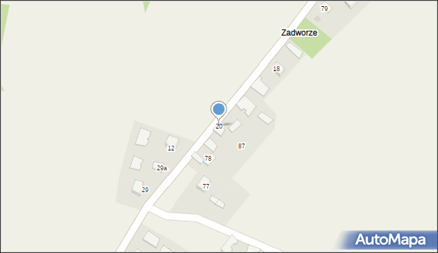 Ujście Jezuickie, Ujście Jezuickie, 20, mapa Ujście Jezuickie