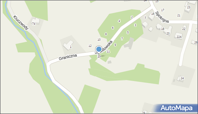 Wielka Wieś, Ujazdowska, 13, mapa Wielka Wieś