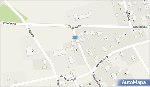 Zimna Wódka, Ujazdowska, 2, mapa Zimna Wódka