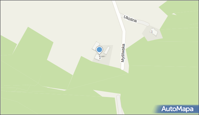 Nawra, Ukośna, 2, mapa Nawra