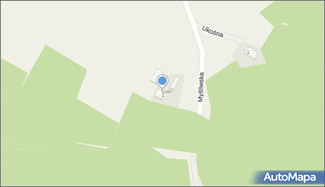 Nawra, Ukośna, 4, mapa Nawra