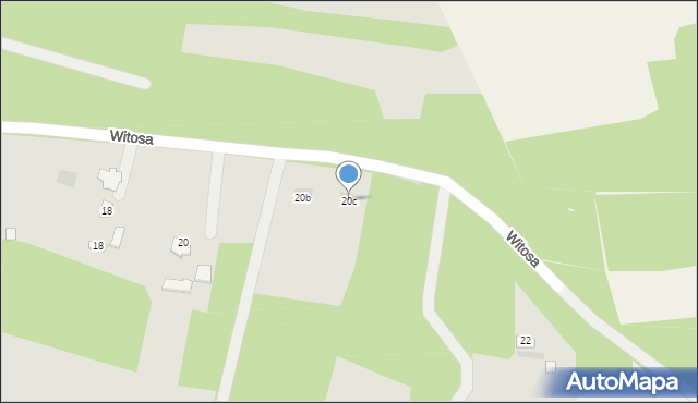 Dąbrowa Tarnowska, Ulinów, 20c, mapa Dąbrowa Tarnowska