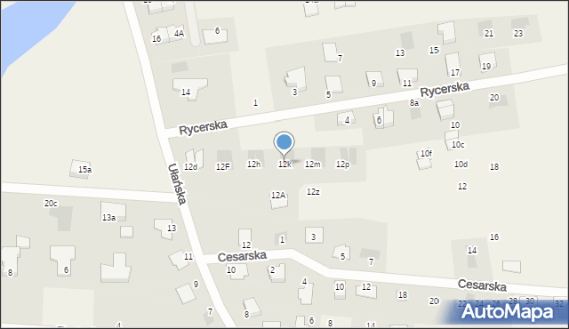 Dobra, Ułańska, 12k, mapa Dobra