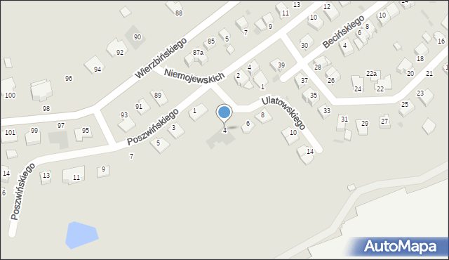 Inowrocław, Ulatowskiego Józefa, 4, mapa Inowrocławia