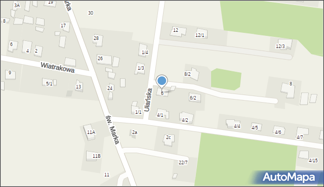 Sowlany, Ułańska, 6, mapa Sowlany