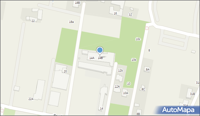 Stefanowo, Ułanów, 14B, mapa Stefanowo