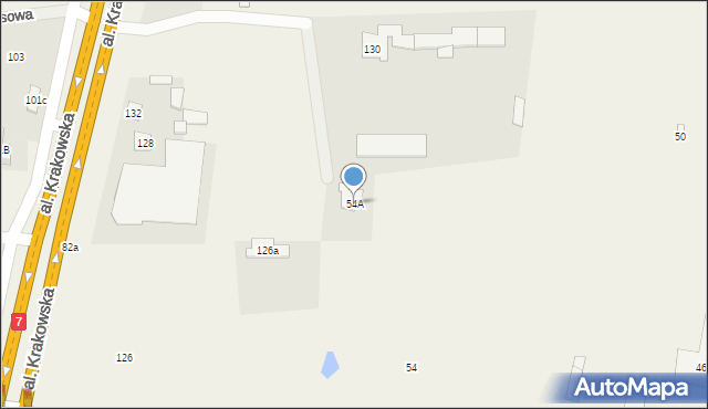 Stefanowo, Ułanów, 54A, mapa Stefanowo