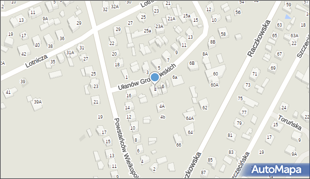 Suwałki, Ułanów Grochowskich, 4, mapa Suwałk