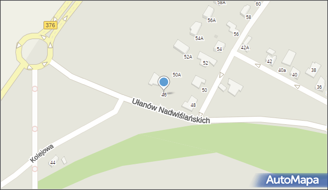 Szczawno-Zdrój, Ułanów Nadwiślańskich, 46, mapa Szczawno-Zdrój