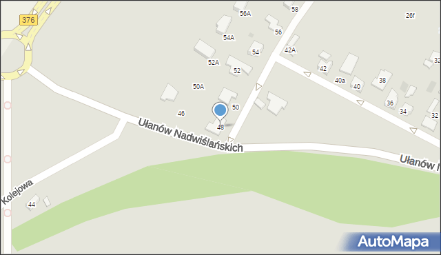 Szczawno-Zdrój, Ułanów Nadwiślańskich, 48, mapa Szczawno-Zdrój