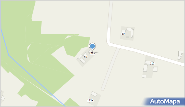 Ułanowice, Ułanowice, 59a, mapa Ułanowice