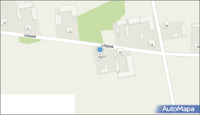 Ulasek, Ulasek, 30a, mapa Ulasek