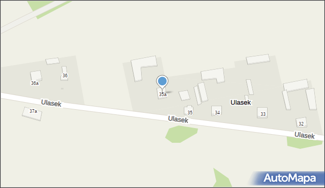 Ulasek, Ulasek, 35a, mapa Ulasek