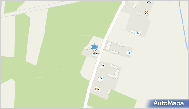 Ulasek, Ulasek, 20B, mapa Ulasek