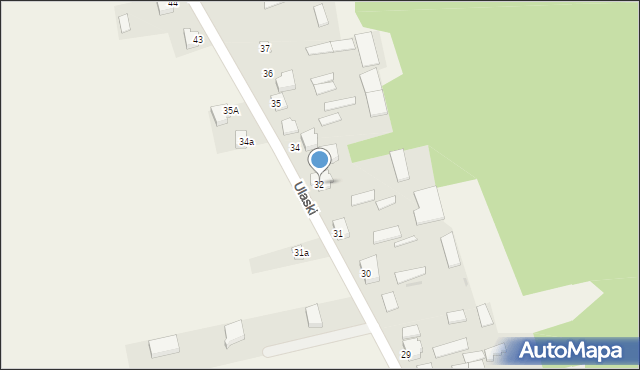 Ulaski, Ulaski, 32, mapa Ulaski