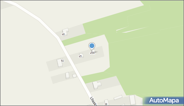 Ulaski, Ulaski, 45A, mapa Ulaski