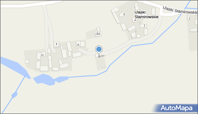 Ulaski Stamirowskie, Ulaski Stamirowskie, 15, mapa Ulaski Stamirowskie