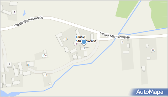 Ulaski Stamirowskie, Ulaski Stamirowskie, 3, mapa Ulaski Stamirowskie