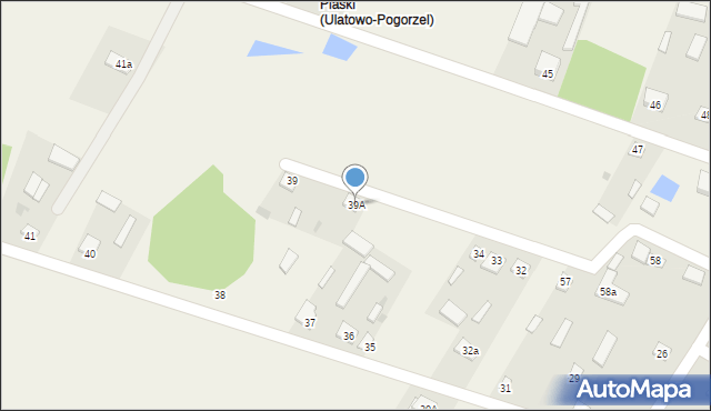 Ulatowo-Pogorzel, Ulatowo-Pogorzel, 39A, mapa Ulatowo-Pogorzel