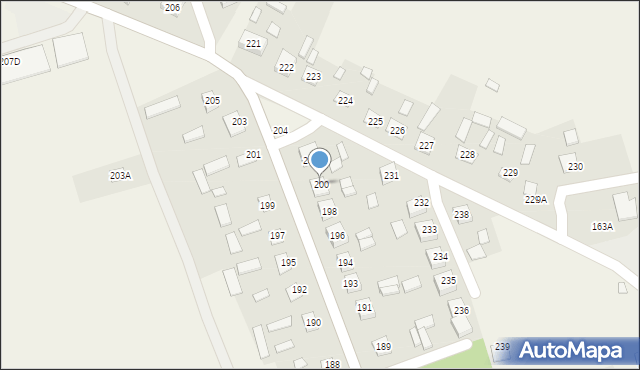 Ułęż, Ułęż, 200, mapa Ułęż