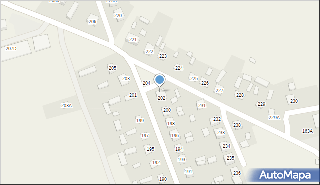 Ułęż, Ułęż, 202A, mapa Ułęż