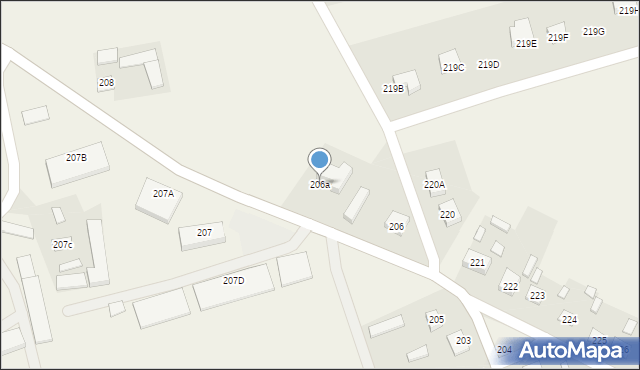 Ułęż, Ułęż, 206a, mapa Ułęż