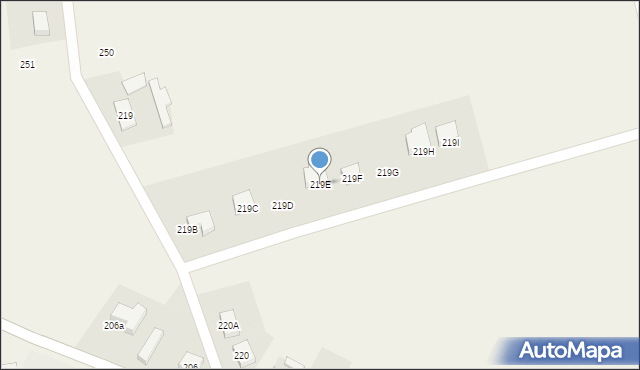 Ułęż, Ułęż, 219E, mapa Ułęż