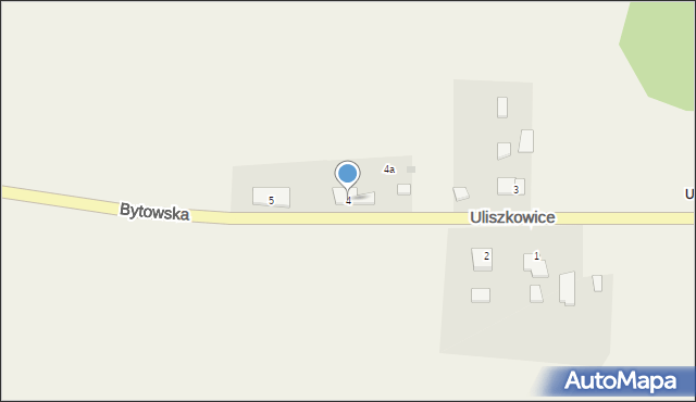 Uliszkowice, Uliszkowice, 4, mapa Uliszkowice