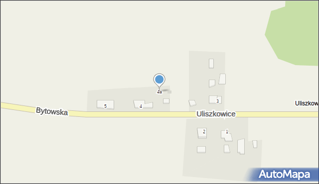 Uliszkowice, Uliszkowice, 4a, mapa Uliszkowice