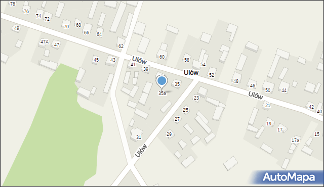 Ulów, Ulów, 35a, mapa Ulów