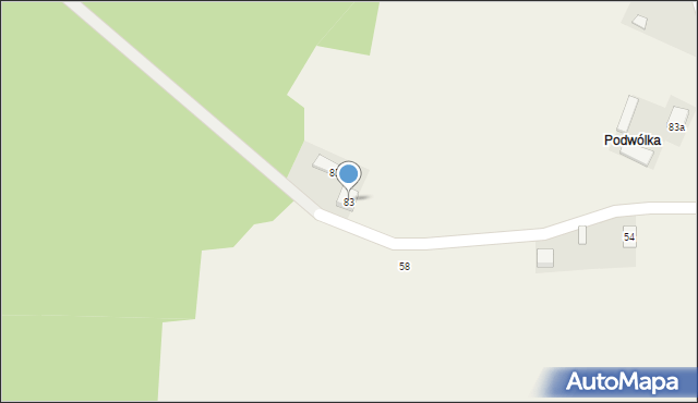 Ulów, Ulów, 83, mapa Ulów