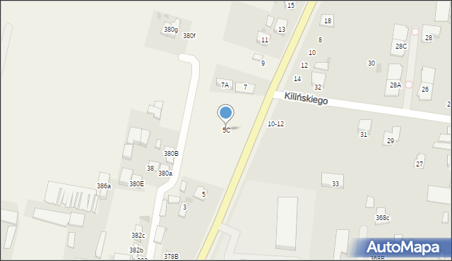 Ołtarzew, Umiastowska, 5C, mapa Ołtarzew