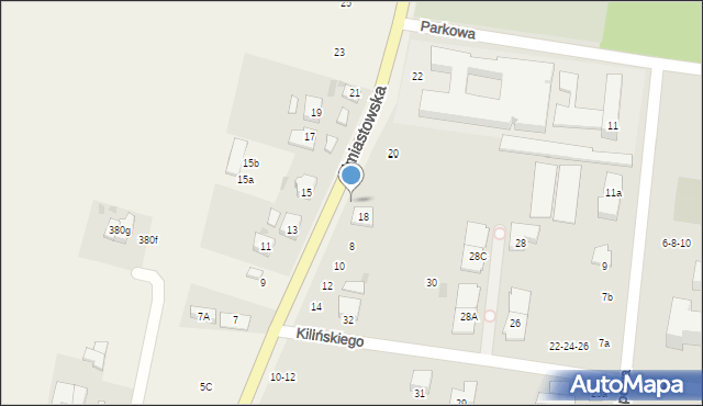 Ożarów Mazowiecki, Umiastowska, 4, mapa Ożarów Mazowiecki