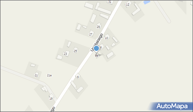 Stare Proboszczewice, Umińskiego Jana Nepomucena, gen., 8a, mapa Stare Proboszczewice