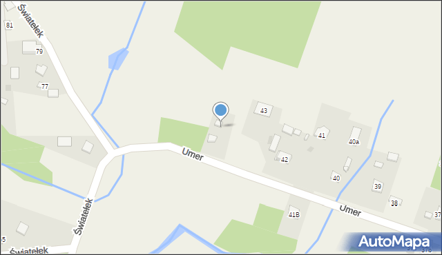 Umer, Umer, 43a, mapa Umer