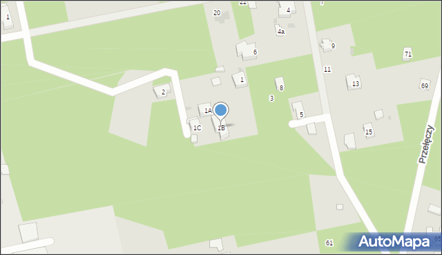 Warszawa, Umowna, 1B, mapa Warszawy