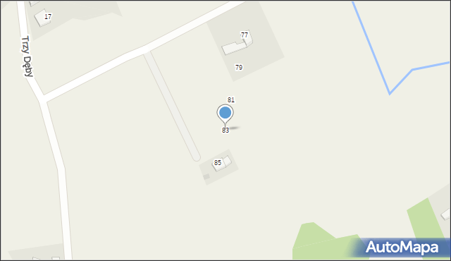 Bładnice Dolne, Unijna, 83, mapa Bładnice Dolne