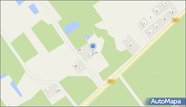 Bruki Unisławskie, Unisławska, 27, mapa Bruki Unisławskie